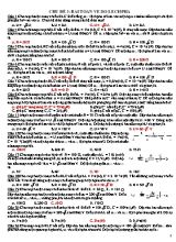 Chuyên đề ôn thi THPT Quốc gia môn Vật lý